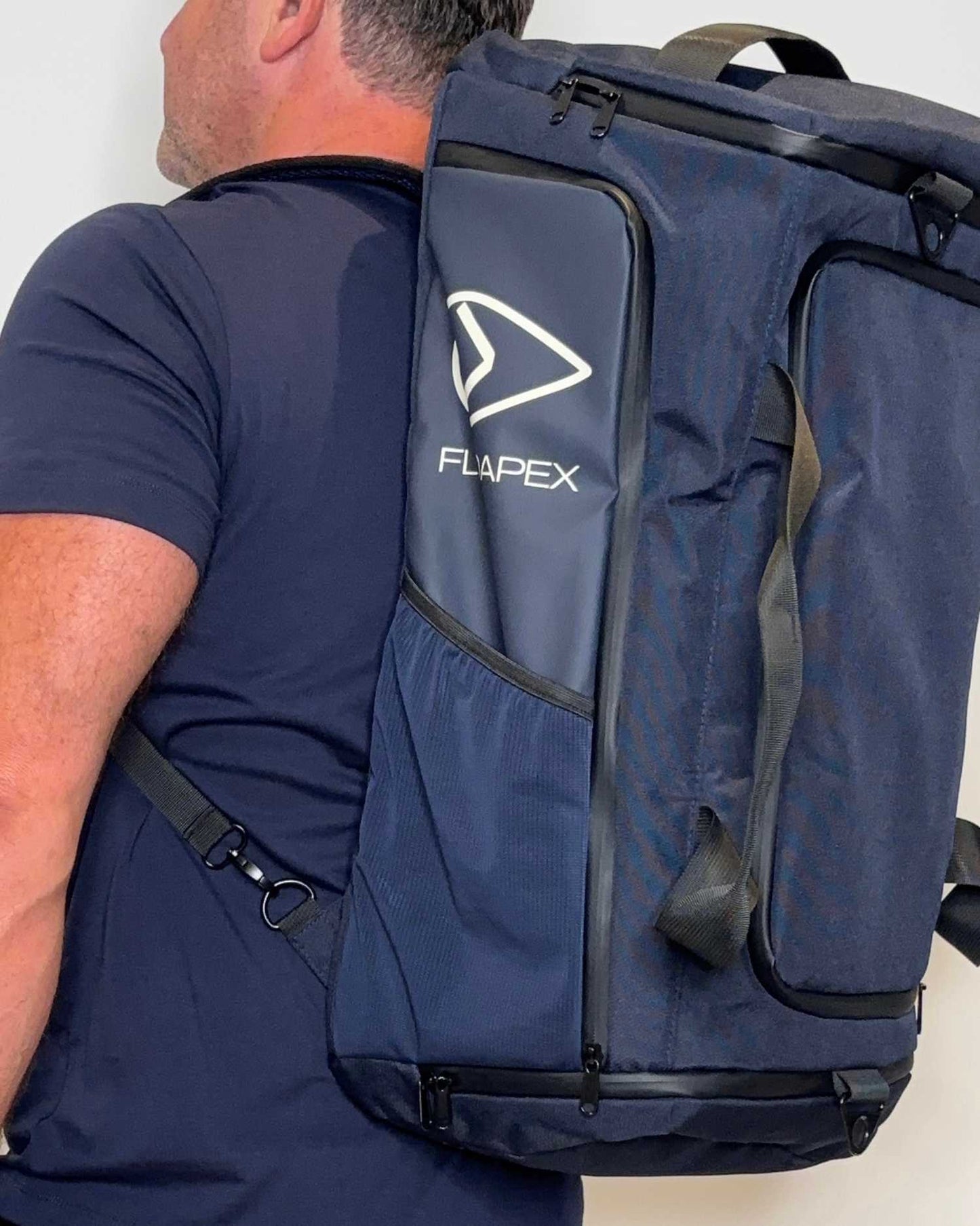 Fluidapex Tactical Men's Gym Bag - 6 Compartments, 3 Carry Styles
