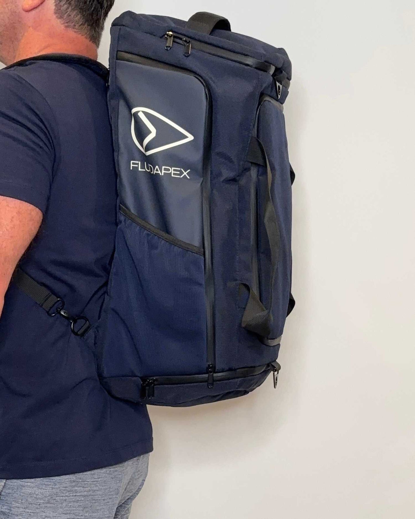 Fluidapex Tactical Men's Gym Bag - 6 Compartments, 3 Carry Styles