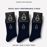 NavyCrew Logo Sock 3pk