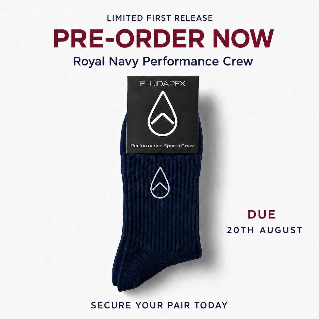 1 Performance Crew Sock :Size 11-13