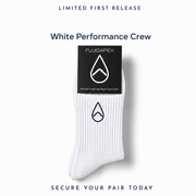 White Crew Label Sock 1pk