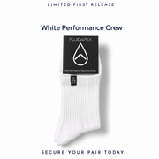 White Crew Label Sock 1pk