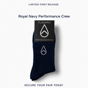 Navy Crew Label Sock 1pk