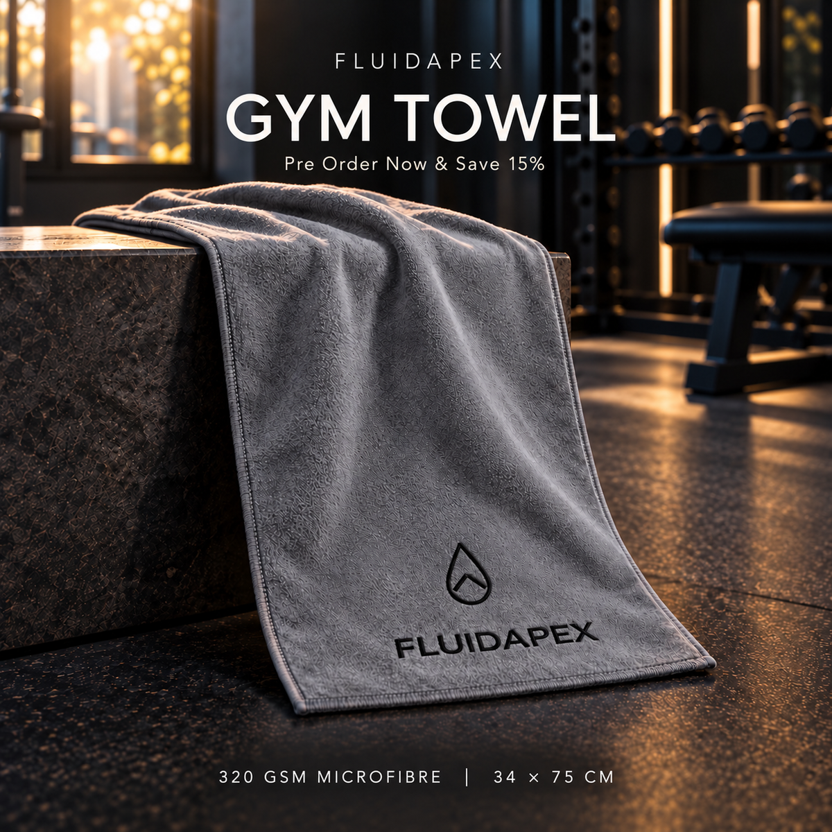 Microfibre 320 gsm Gym Towel