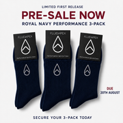 Classic Navy Crew Sock 3PK 11-13
