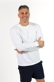 Long Sleeve Tee- Classic White