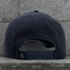 Navy Microfibre "snapback" Cap