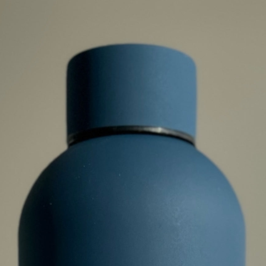 Deep Blue Stainless Steel Drink Bottle