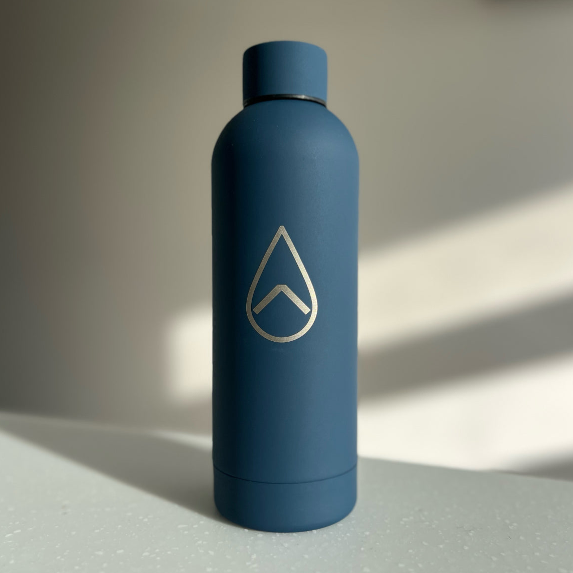 Deep Blue Stainless Steel Drink Bottle