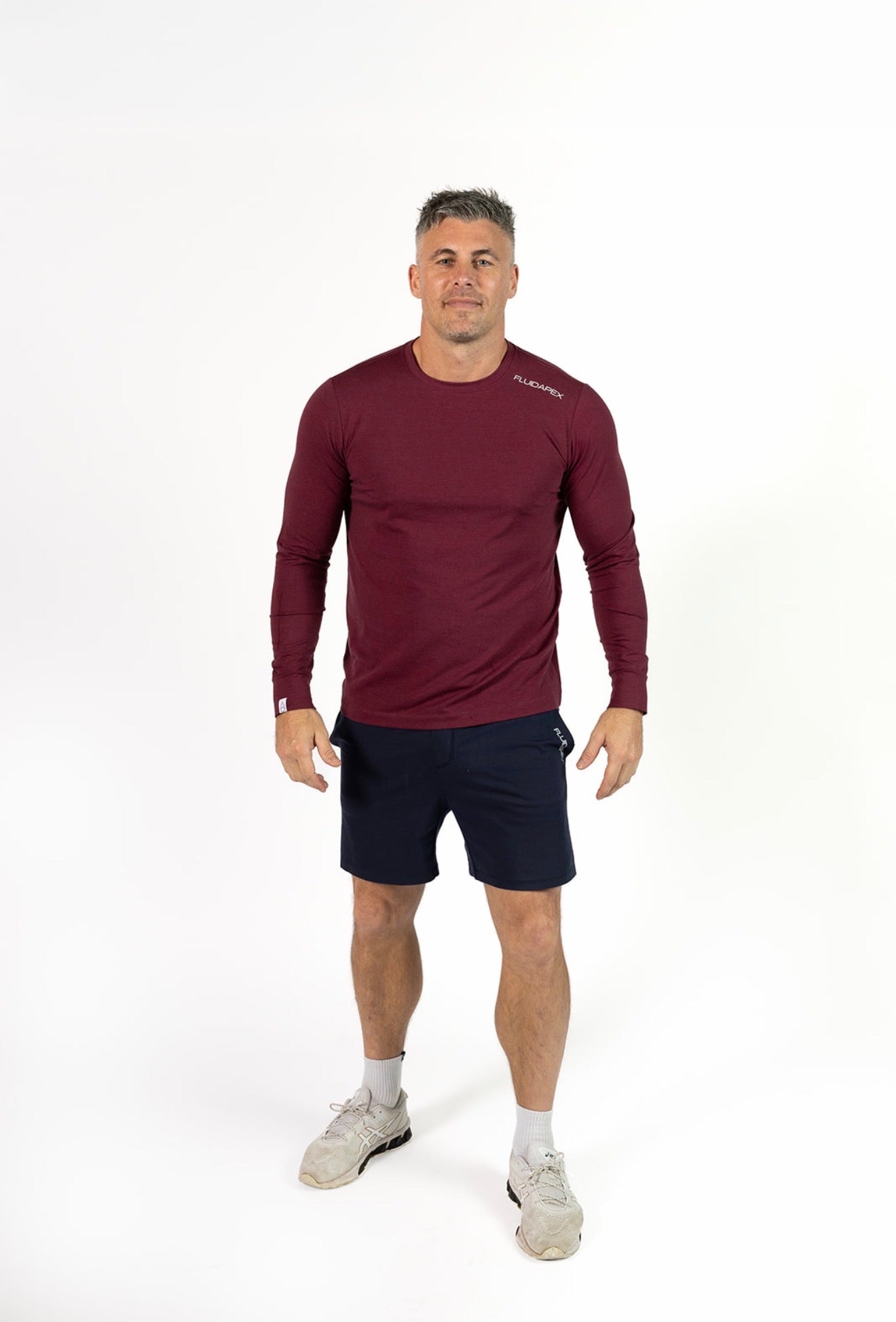 Long Sleeve Tee- Summit Maroon