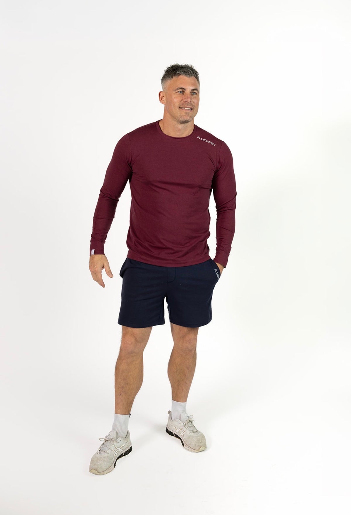 Long Sleeve Tee- Summit Maroon