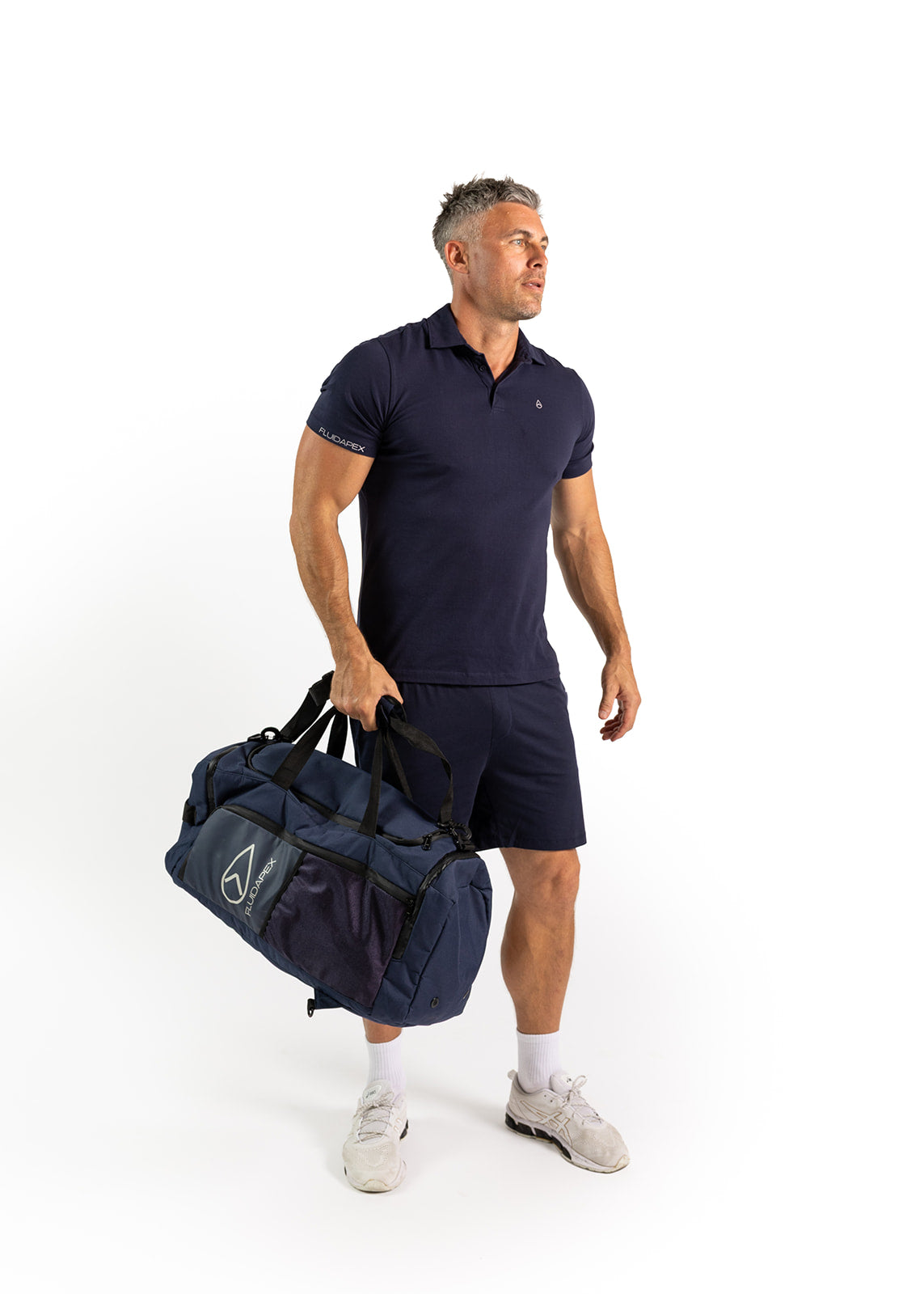 Fluidapex Tactical Men's Gym Bag - 6 Compartments, 3 Carry Styles