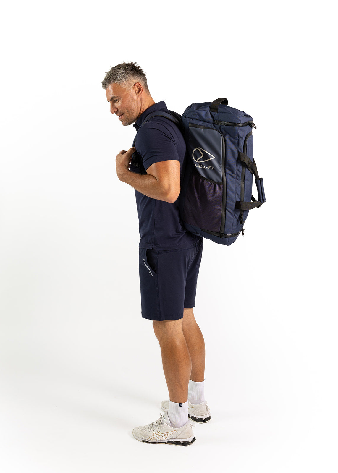 Fluidapex Tactical Men's Gym Bag - 6 Compartments, 3 Carry Styles